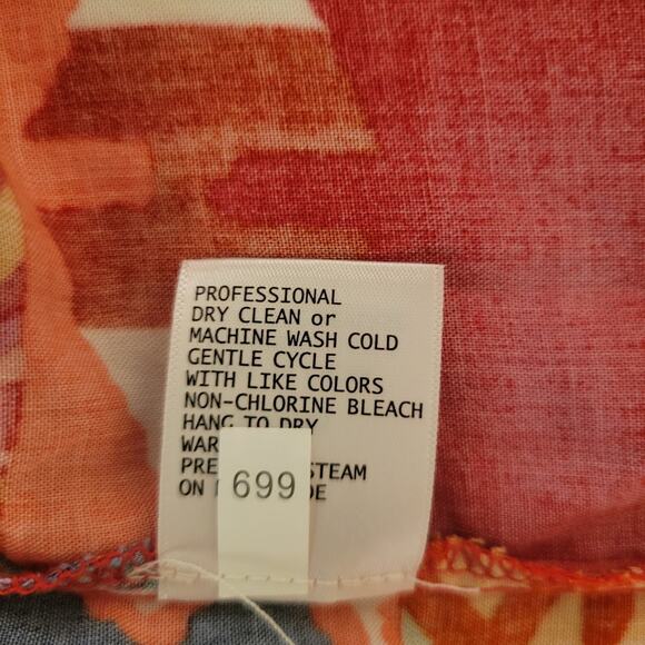 Christian Siriano NY Aztec Print Top Women SM Button Up Artsy Western Festival - Picture 10 of 12